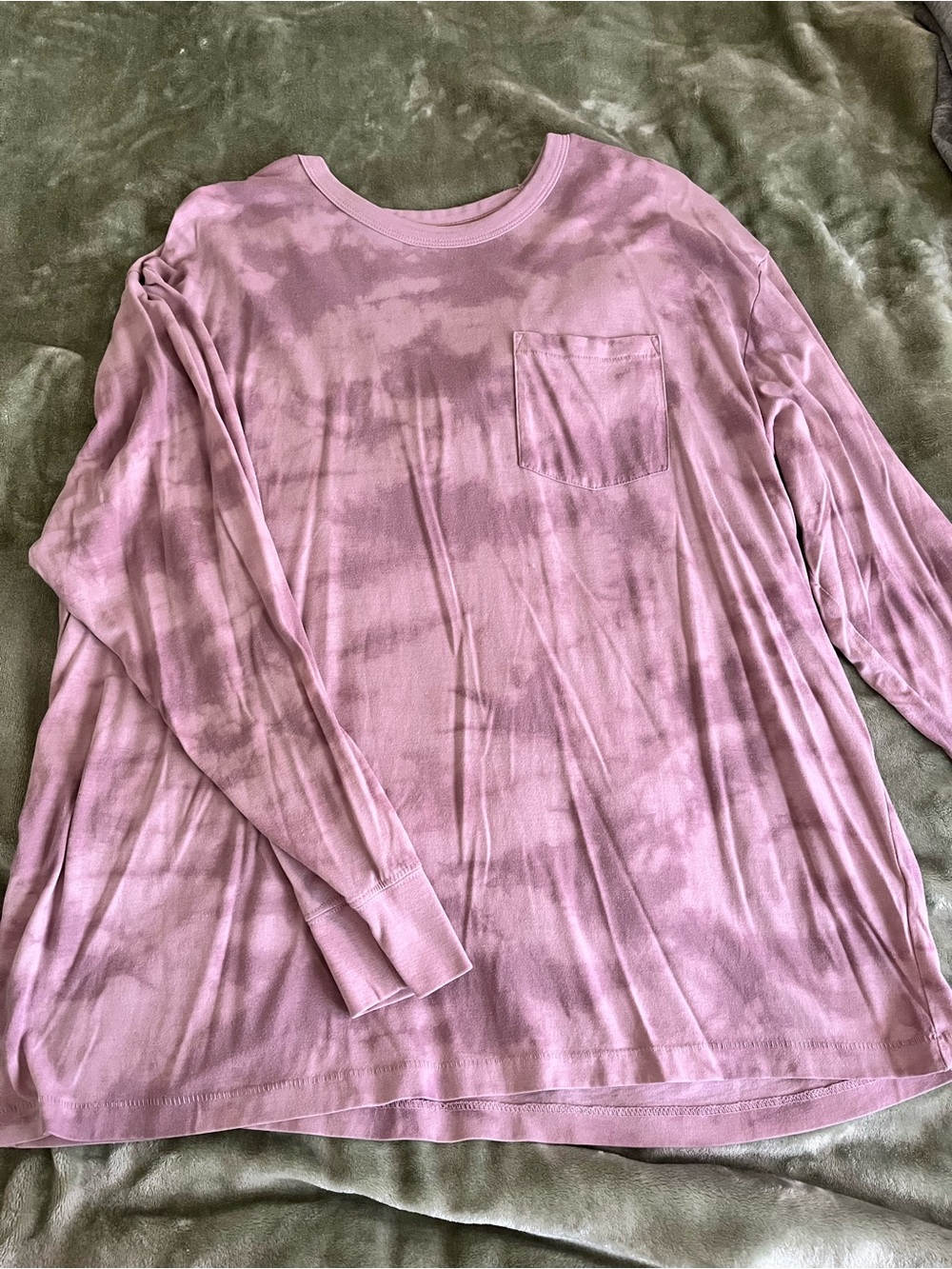 Old Navy Dusty Mauve tie-dye Crewneck Tee XL